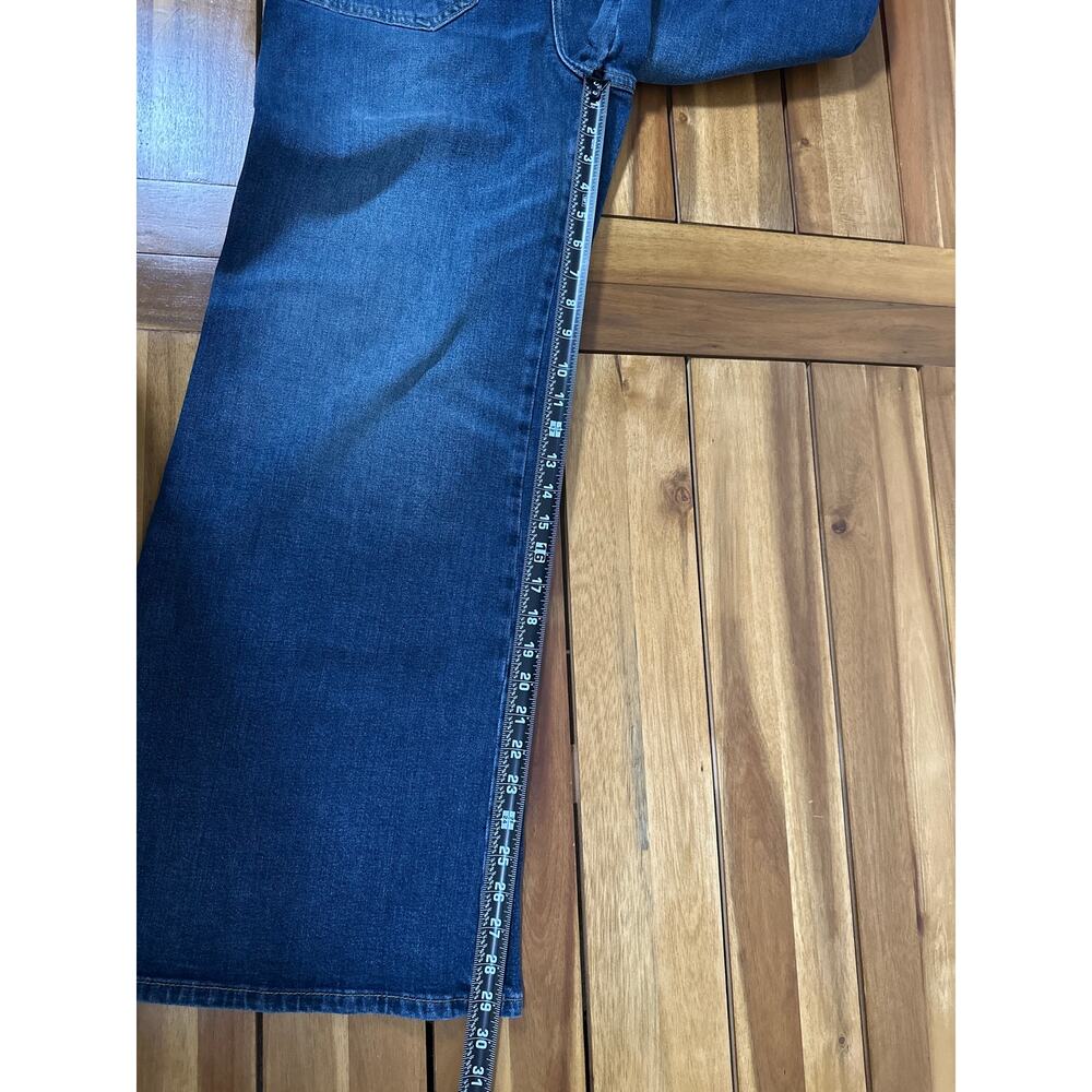 Pilcro Anthropologie Carpenter Wide Leg Jeans Size 31 High Rise Patch Pocket - Picture 6 of 8